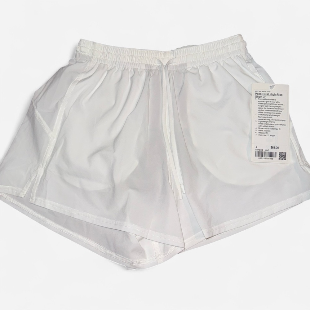 [SOLD] NWT Lululemon Pace Rival HR Short 3” Size 4